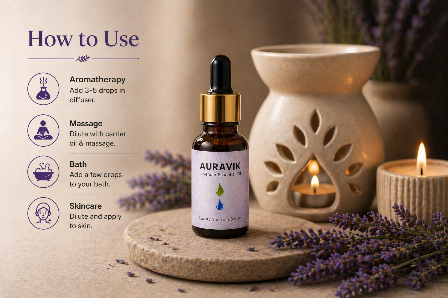 How to use lavender essential oil guide