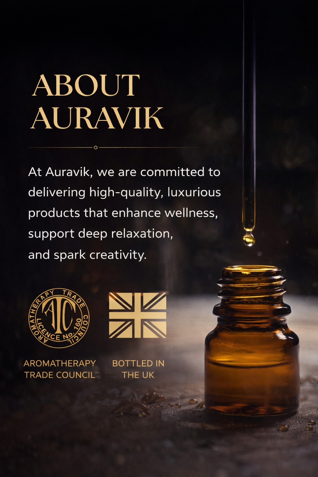Auravik peppermint origin and sourcing visual showing India and England